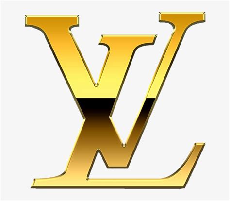 gold louis vuitton logo